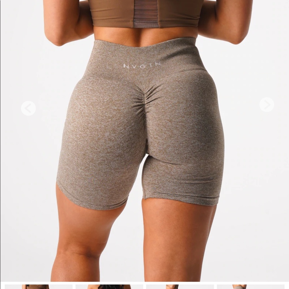 *sold out* Nvgtn Mocha Scrunch Seamless Shorts